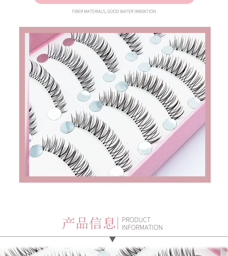 False Eyelashes 10 Pairs