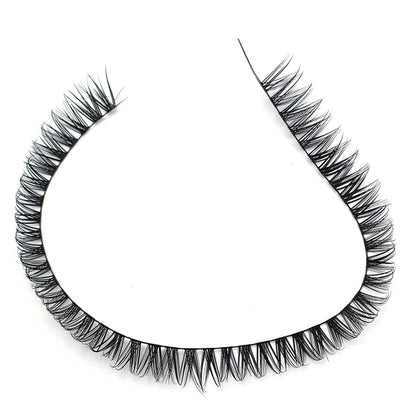 3D Fluffy Cluster False Lashes Premade Volume Fans Individual Eyelash Segmented Lashes Natural Fake Lash Extensions