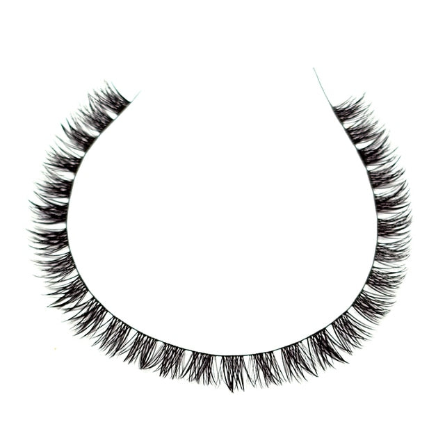 3D Fluffy Cluster False Lashes Premade Volume Fans Individual Eyelash Segmented Lashes Natural Fake Lash Extensions